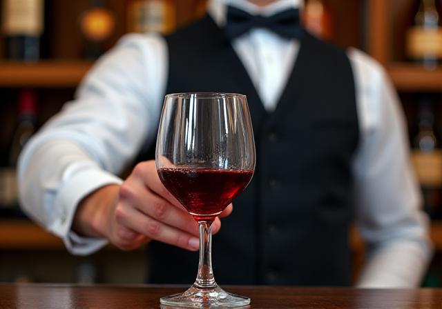 Sommelier a lavoro